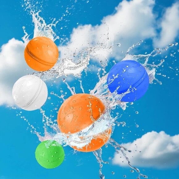 Magnetic Reusable Water Balloons (10-Pack) Multicolor Fast-Filling New - Picture 3 of 6